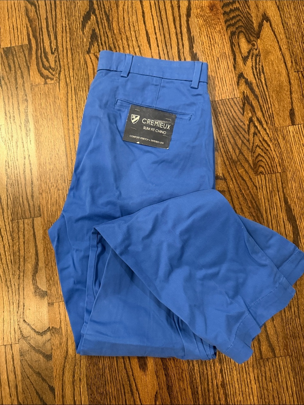 NWT Cremieux Slim Fit Chino Pants - Royal Blue (Men)